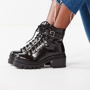 JEFFREY CAMPBELL CZECH CHUNKY BOOTS